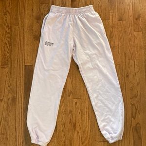 Light Purple TALENTLESS sweatpants- Small